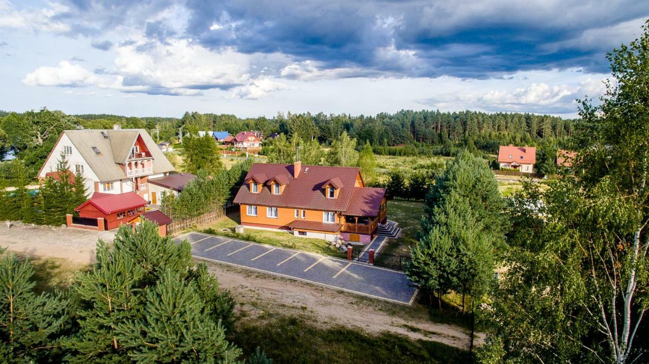 "Rowerowa Przystan" Turystyka Wiejska Nad Jeziorem Serwy W Sercu Puszczy Sucha Rzeczka 外观 照片