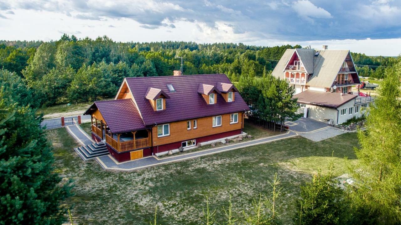"Rowerowa Przystan" Turystyka Wiejska Nad Jeziorem Serwy W Sercu Puszczy Sucha Rzeczka 外观 照片