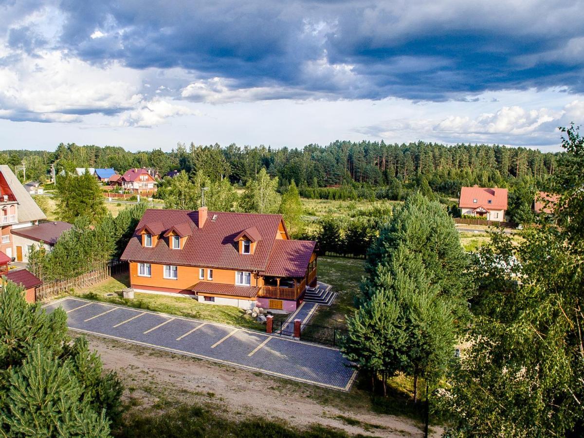 "Rowerowa Przystan" Turystyka Wiejska Nad Jeziorem Serwy W Sercu Puszczy Sucha Rzeczka 外观 照片