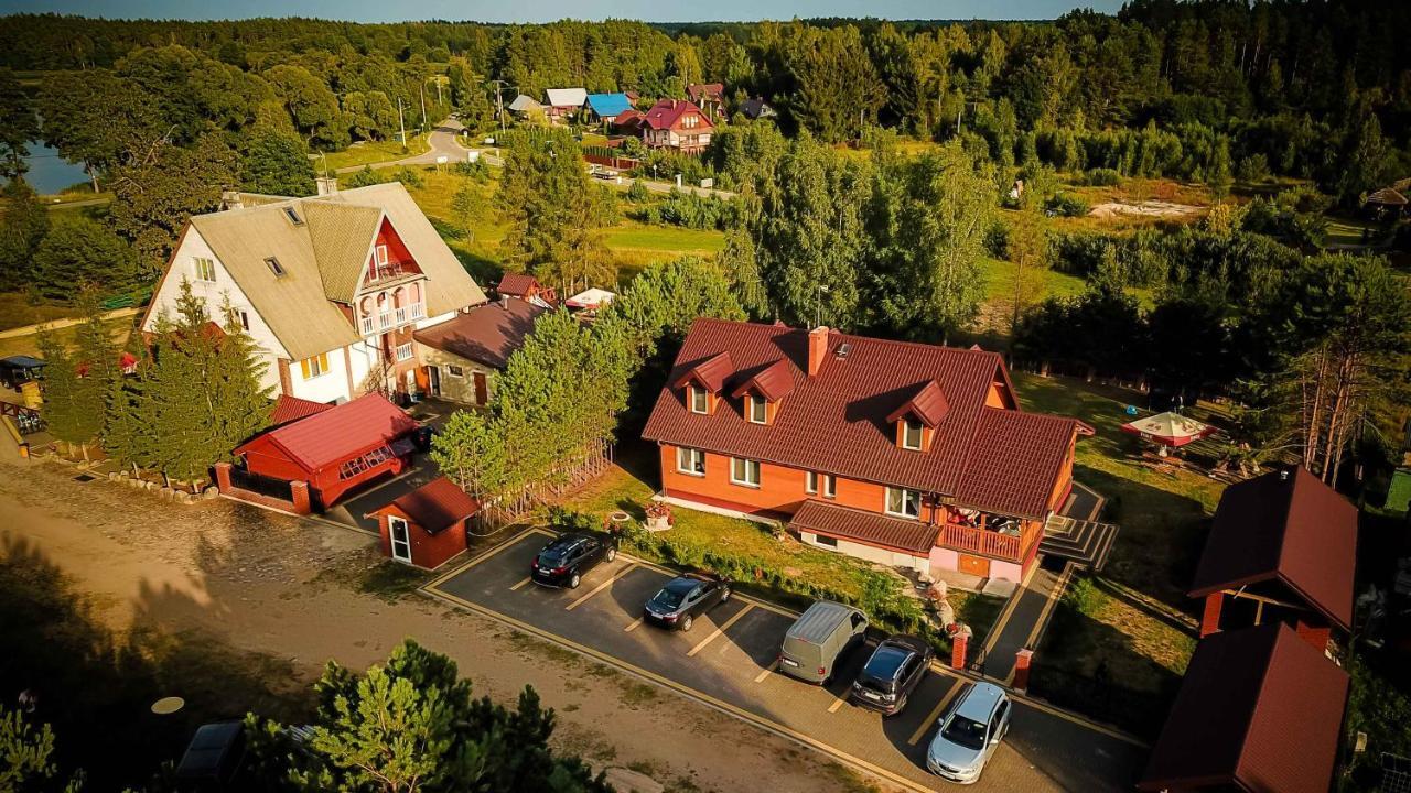 "Rowerowa Przystan" Turystyka Wiejska Nad Jeziorem Serwy W Sercu Puszczy Sucha Rzeczka 外观 照片